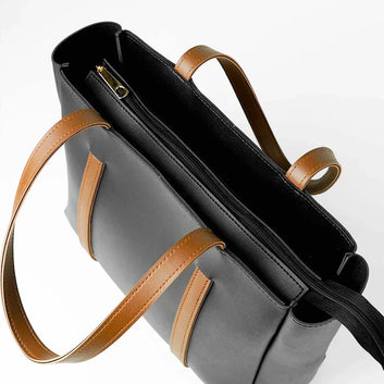 3 in 1 Auna Tote Bag For Women-Black
