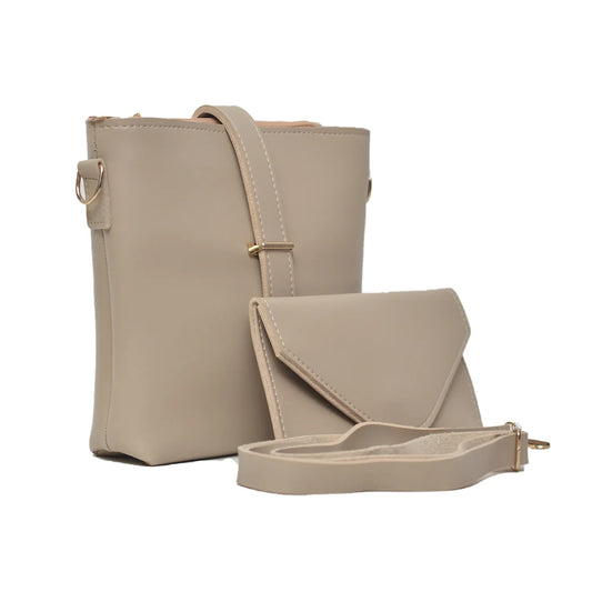 Chic Cross Body Bag Color-Beige