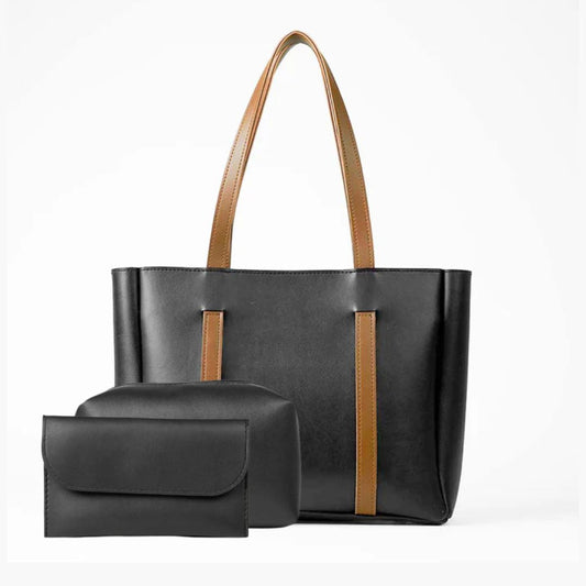 3 in 1 Auna Tote Bag For Women-Black