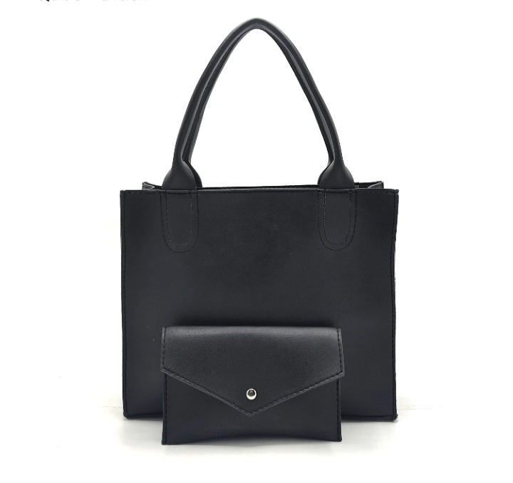 2 in 1 Piece Stella Shoulder Bag For women-Black