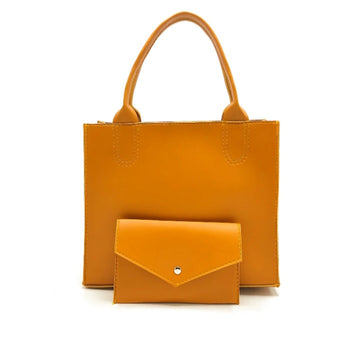 2 in 1 Piece Stella Shoulder Bag For women-Yellow