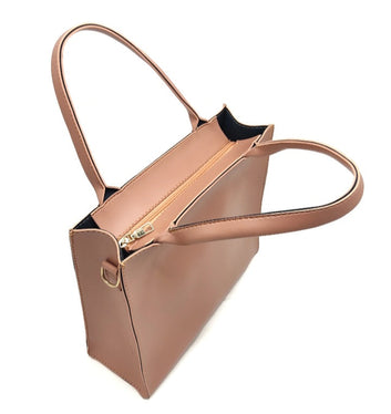 2 in 1 Piece Stella Shoulder Bag For women-Pink